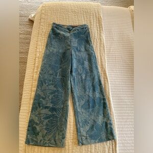 Anthropologie Pilcro denim flower pants in size 25